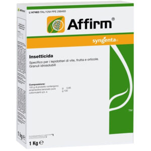 AFFIRM, a base di Emamectina benzoato, è un insetticida larvicida dotato di rapido potere abbattente